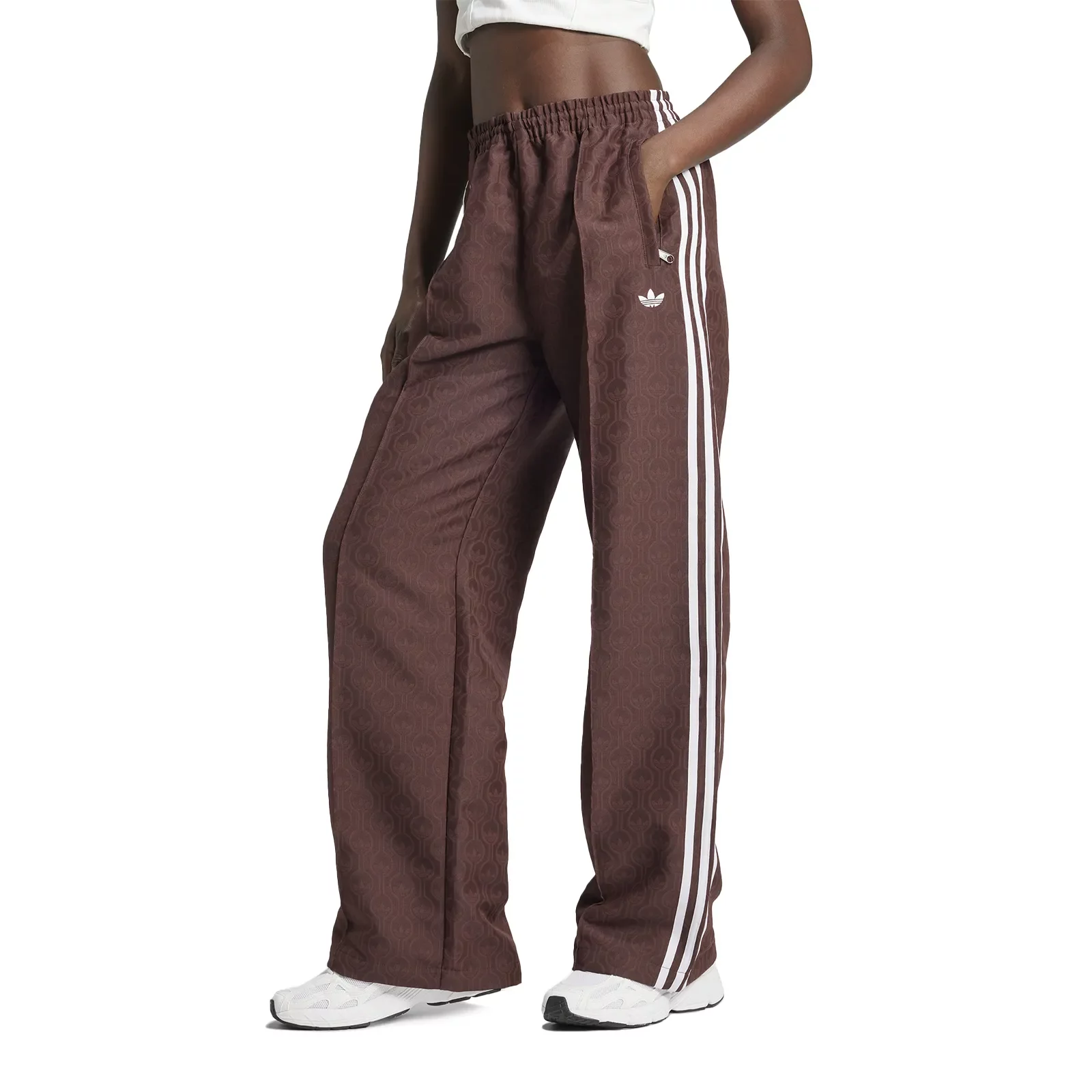 ボトムスその他 adidas 70s oversized track pants brown JN8304 Pants and leggings adidas Adicolor 70s Oversized Track Pants