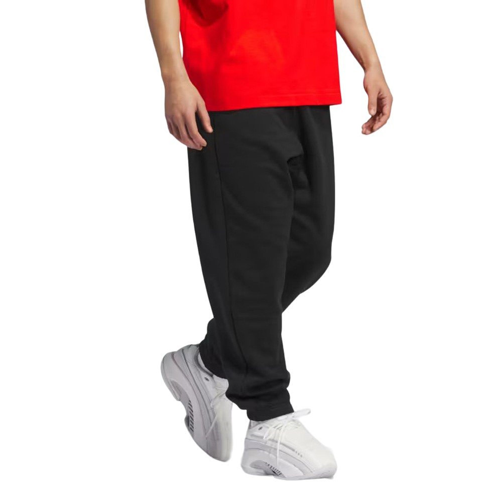 ★adidas★ Basketball Fleece Jogger Black IZ4908 adidas Men's Basketball Fleece Joggers iz4908 Size Small