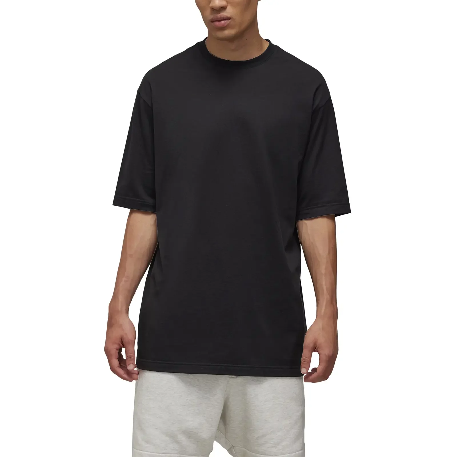 【関税&送料込】Adidas Y-3 Black Cotton Y-3 Boxy T-Shirt T-shirts adidas Y-3 Boxy Tee 'Black' (IW0071) | WSS