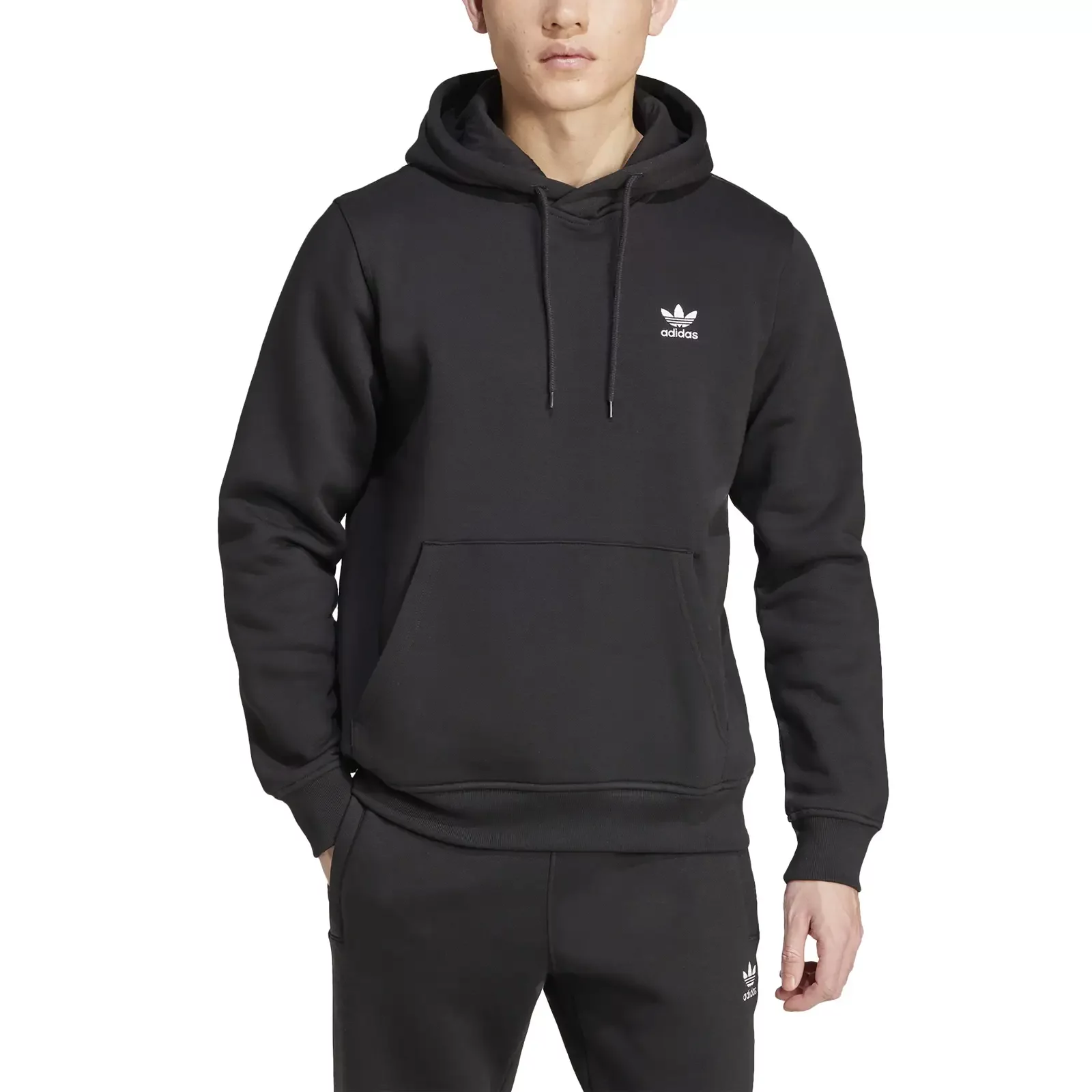 Sweatshirts adidas Trefoil Essentials Hoodie 'Black' (IY4930) WSS