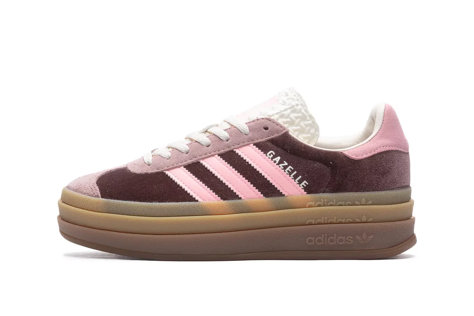 ■adidas■ Gazelle Bold W Brown Worm Clay JQ5143 Sneakers adidas Gazelle Bold W 'Brown Clay Pink' (JQ5143) | WSS