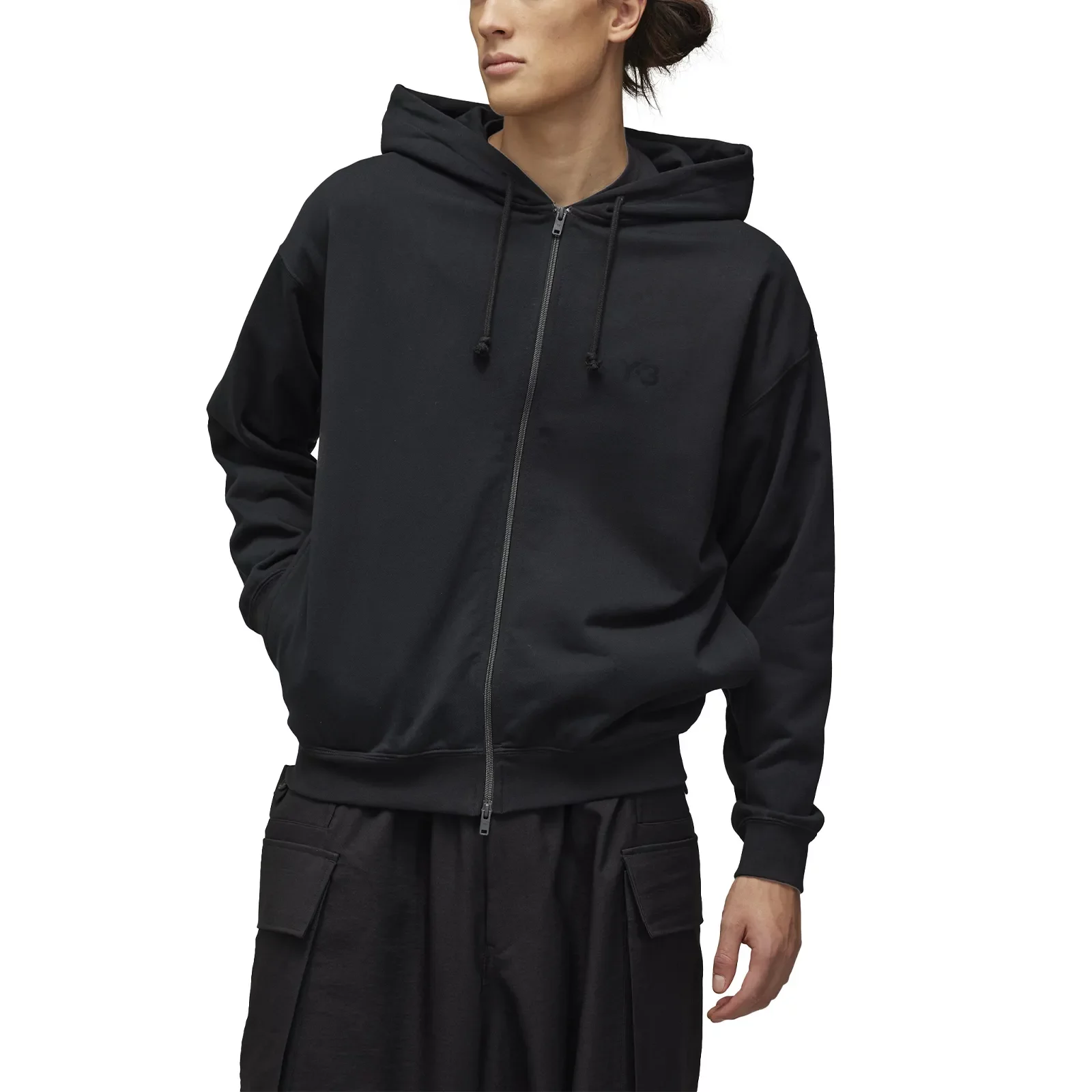 パーカー・フーディ Y-3 SS25 'Y-3 French Terry Zip' hoodie (JN4933 BLACK) Sweatshirts adidas Y-3 French Terry Zip Hoodie 'Black