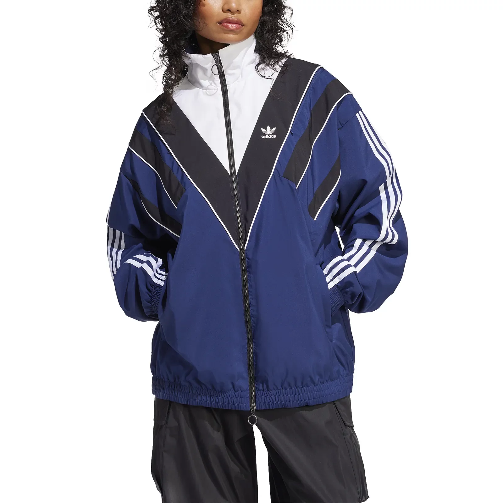 Sweatshirts adidas Rasant Cut Line Track Top W 'Dark Blue