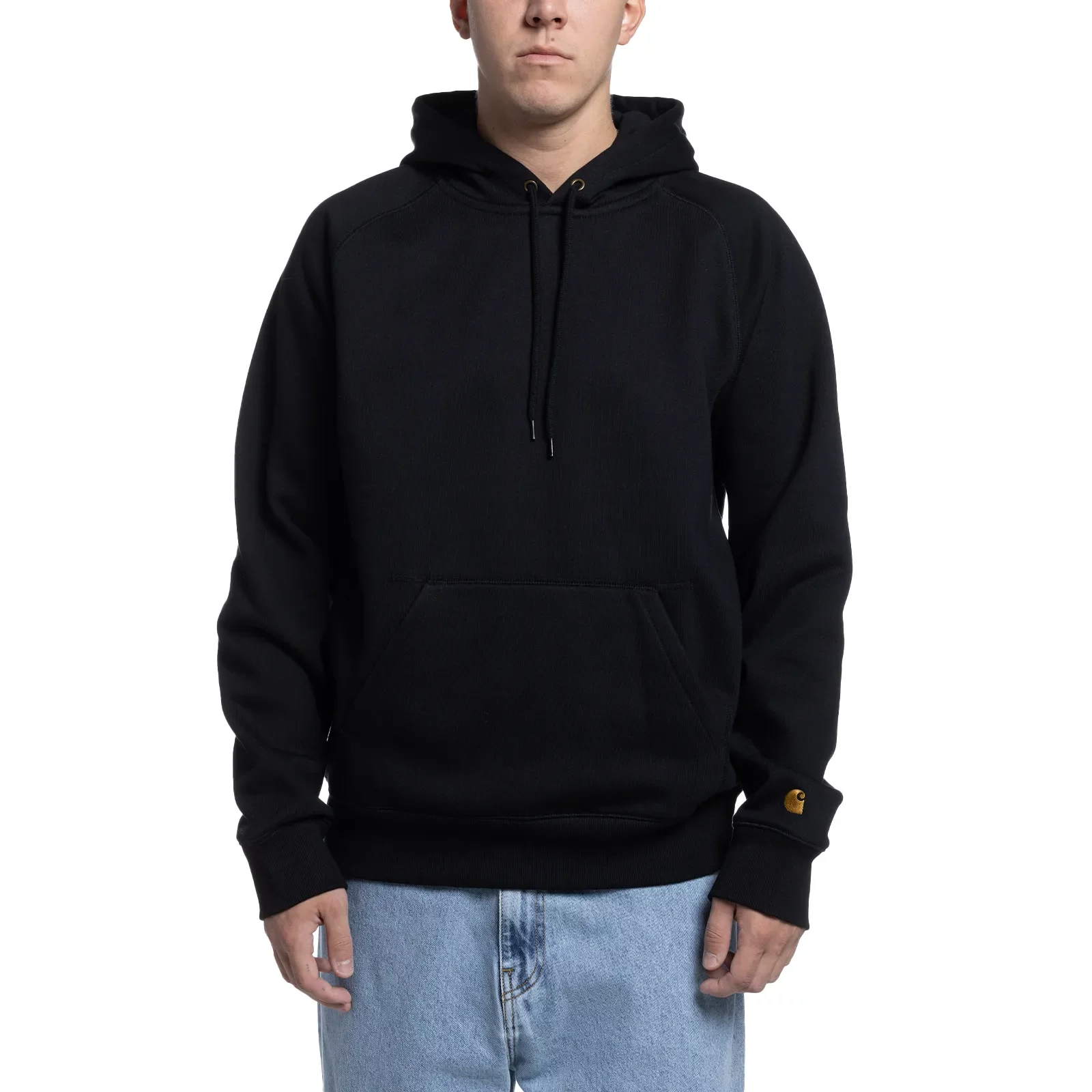 パーカー・フーディ Carhartt SS25 HOODED CHASE SWEAT (I033661 00FXX) Sweatshirts Carhartt WIP Hooded Chase Sweat 'Black Gold