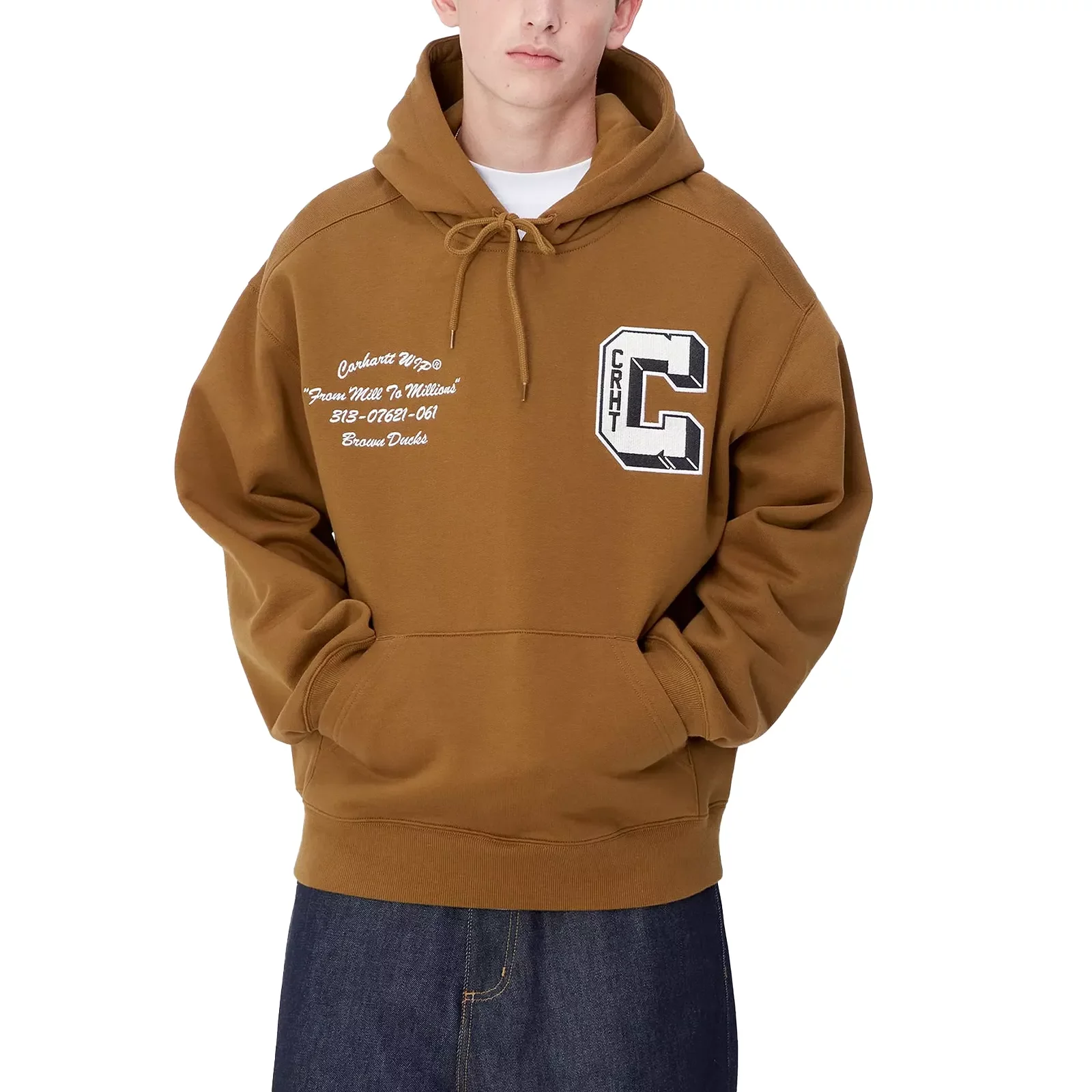 ★ドイツ発*carhartt WIP*Brown Ducks スウェットフーディ/WX★ ☆ドイツ発*carhartt WIP*Brown Ducks スウェットフーディ/WX