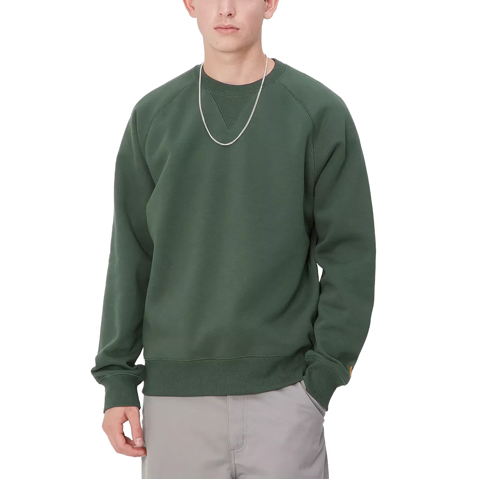 CARHARTT WIP｜ (Chase Sweatshirt (I033660 2MZXX)) Sweatshirts Carhartt WIP Chase Sweatshirt 'Sycamore Tree