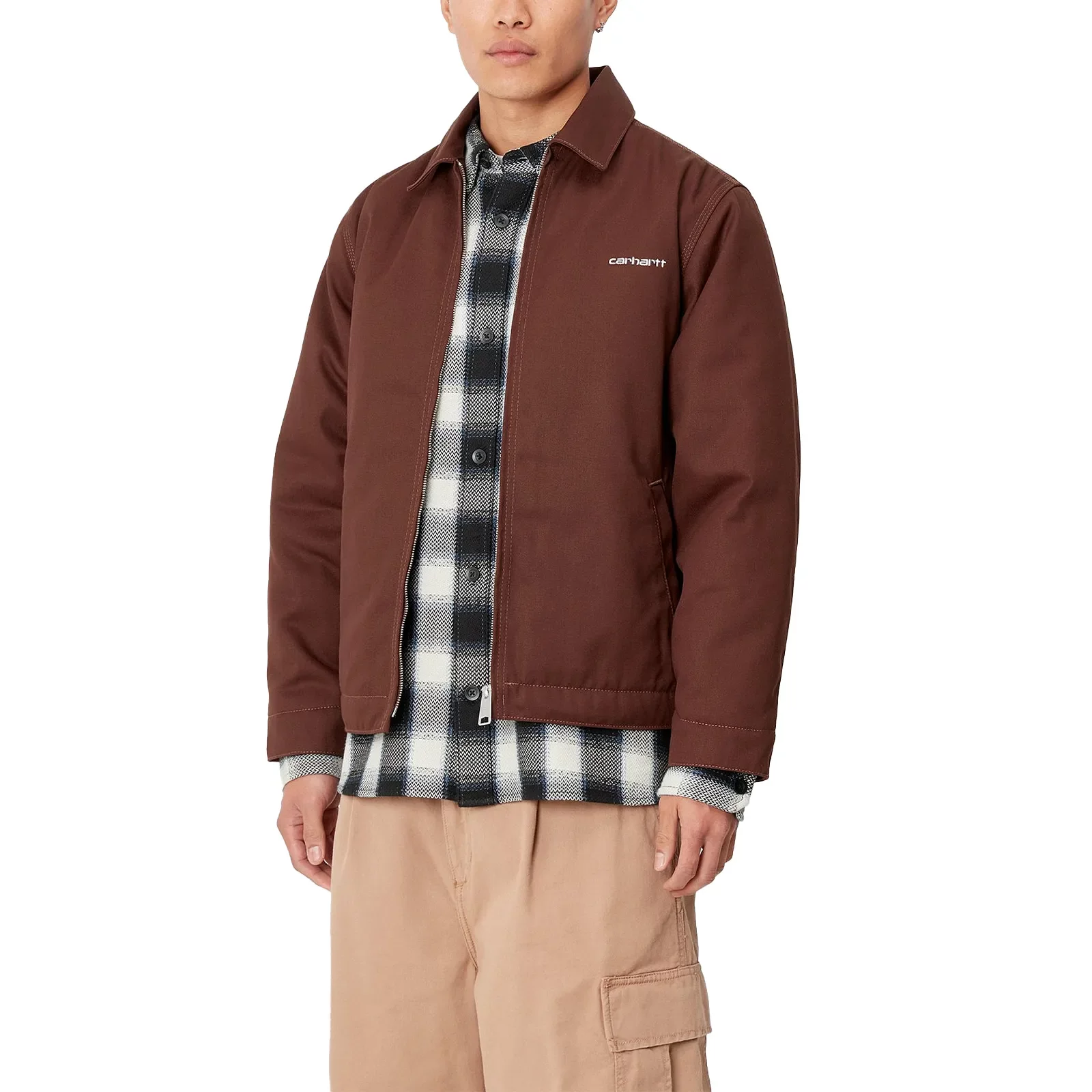 Jackets Carhartt WIP Module Script Jacket 'Offroad White