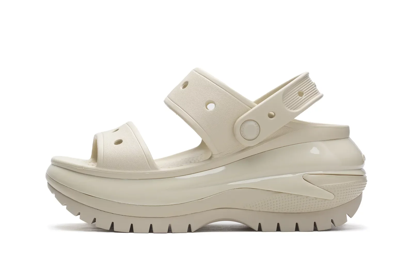 Obuwie Crocs Classic Mega Crush Sandal 'Bone' (207989-BONE