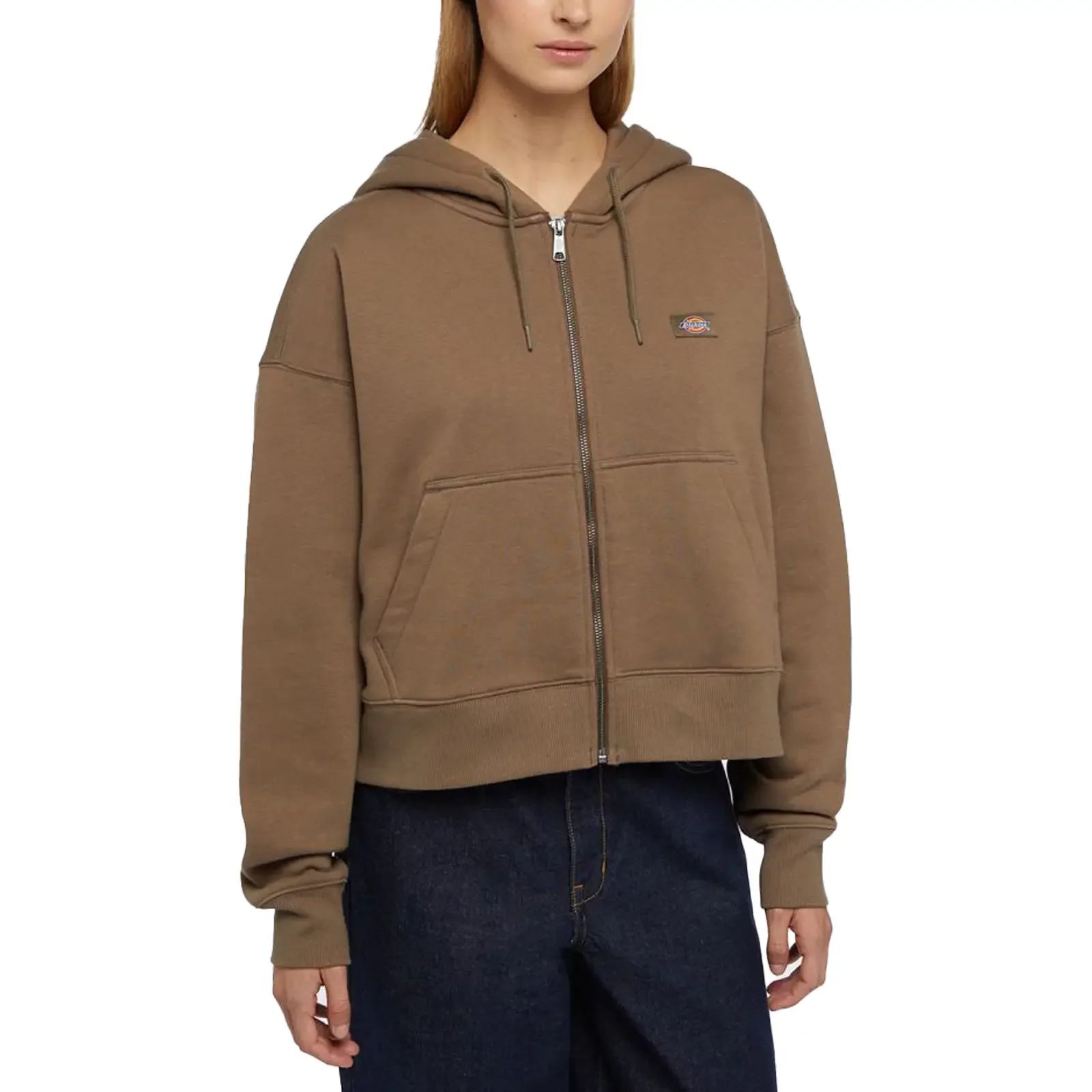 Sweatshirts Dickies Oakport Zip Hoodie W 'Mushroom' (DK0A4Y1ZMR11