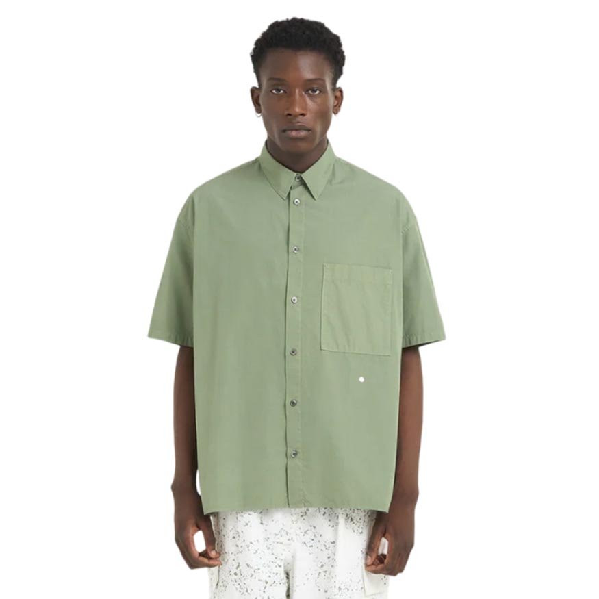 Shirts Études Illusion SS Poplin Stars 'Olive