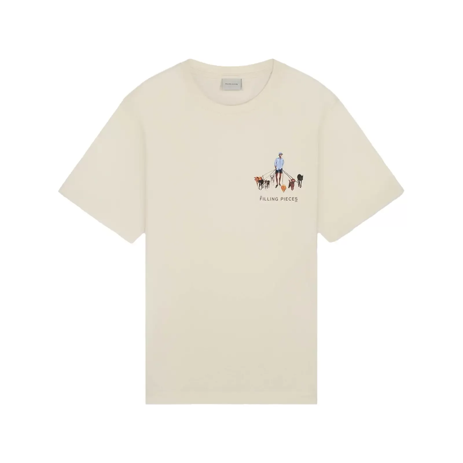 T-shirts Filling Pieces Dog Walker Tee 'Antique White