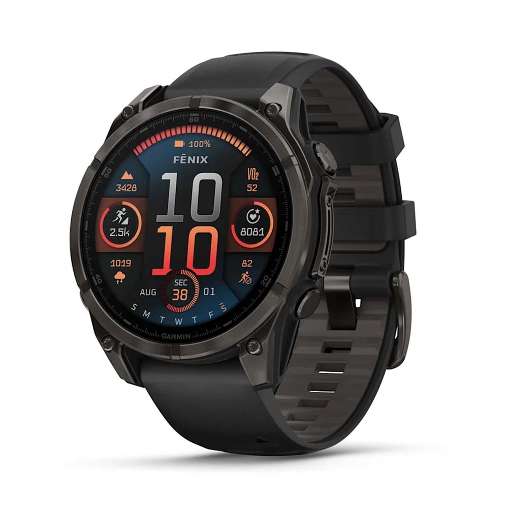 Garmin Fenix Amoled Sapphire Titanium Carbon Grey DLC Black