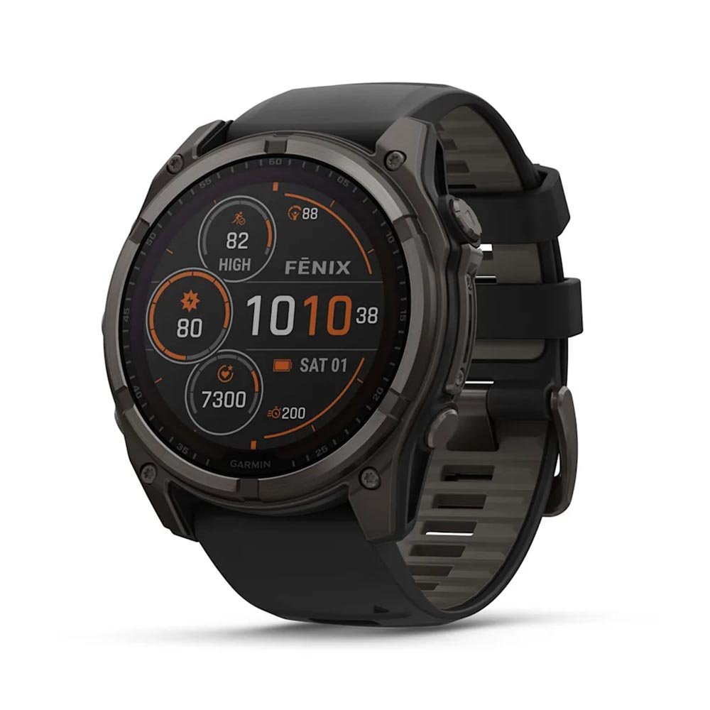 Garmin Fenix (51mm) Solar Sapphire Carbon Grey DLC U Black