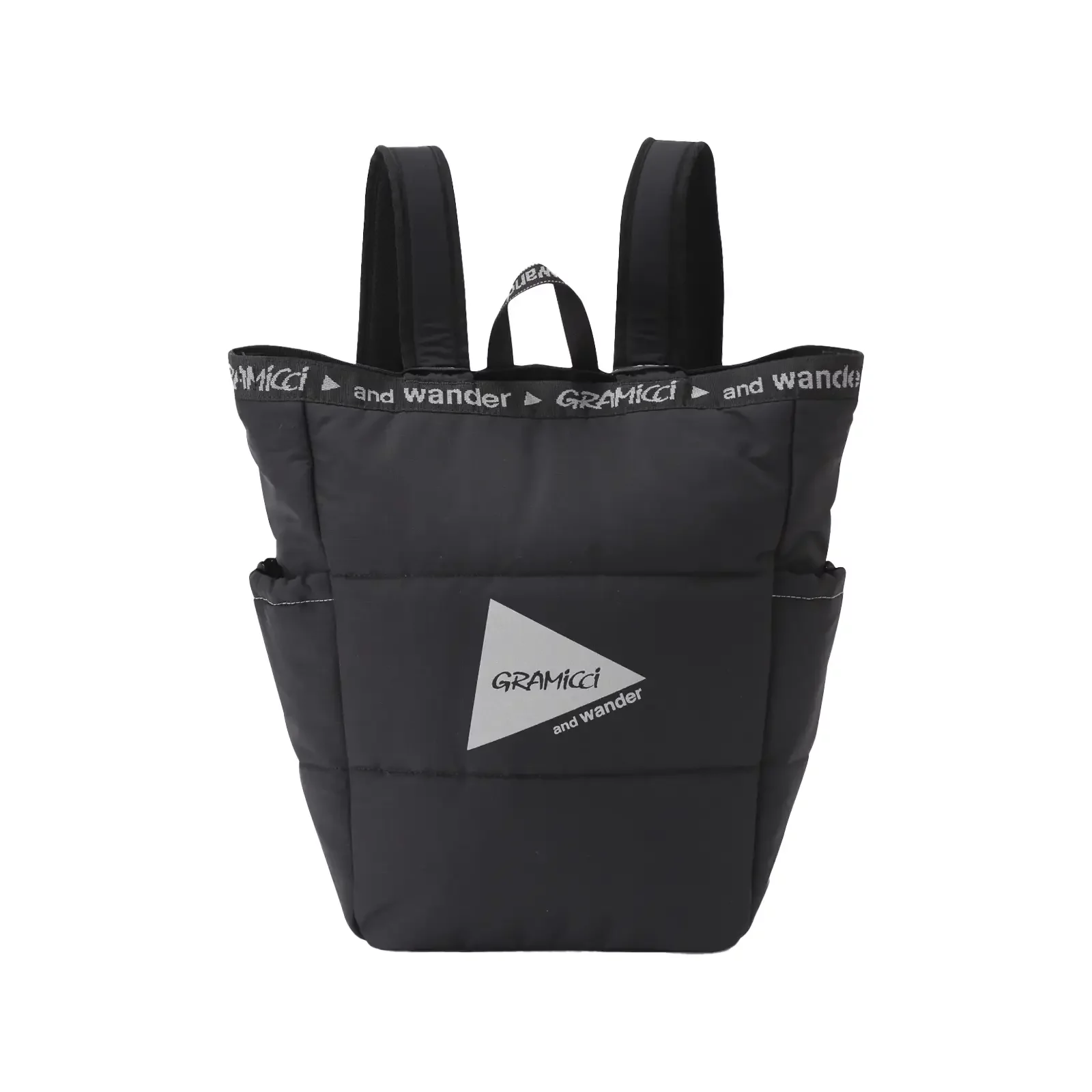 GRAMICCI and Wander ボストンバッグ ブラック Gramicci x And Wander Multi Patchwork Boston Bag - Black
