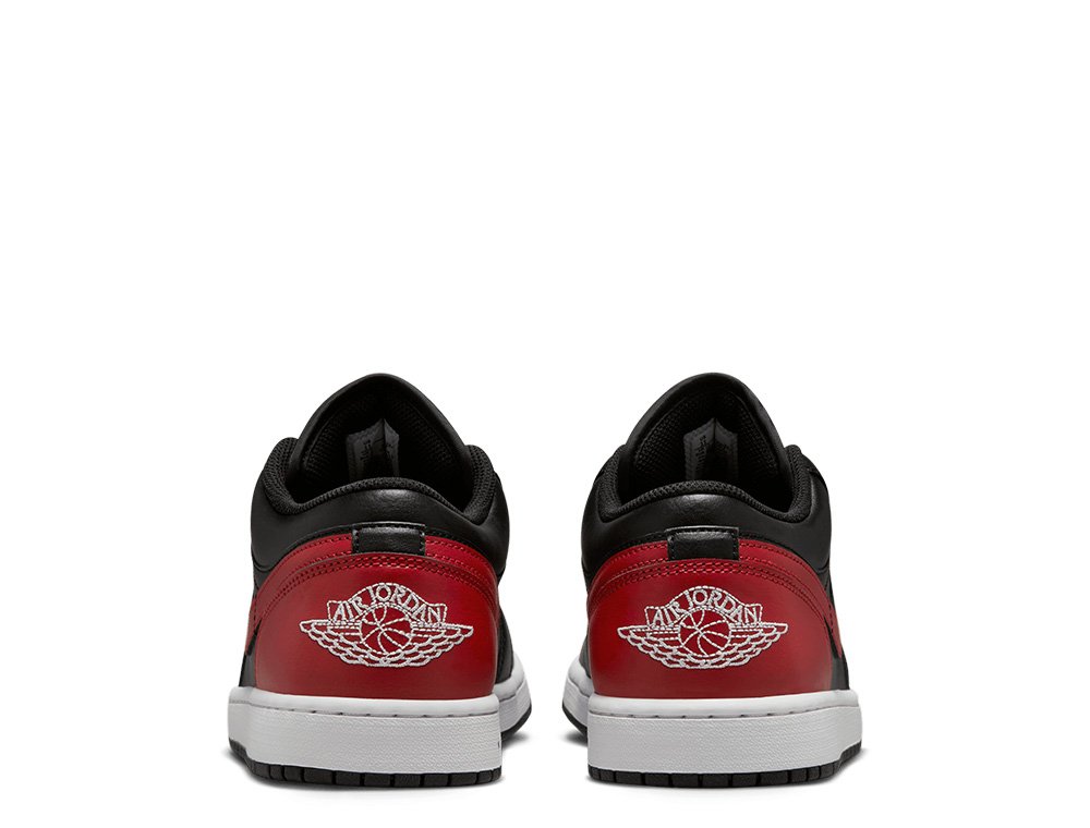 Air Jordan 1 Low Men's shoes ★ 553558-067 Nike Air Jordan 1 Low Bred Black Red White 553558-067 Men's