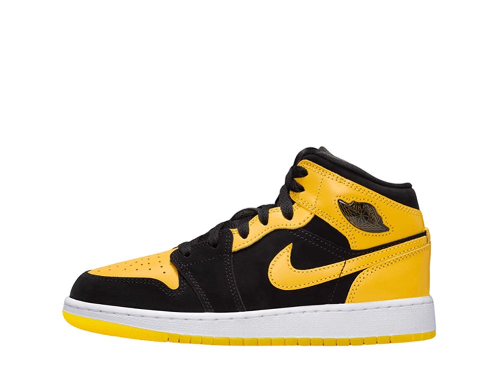 Nike Air Jordan 1 Mid イエロー/ブラック 27.5 cm NIKE Air Jordan 1 Mid Yellow ナイキ エアジョーダン1 ミッド