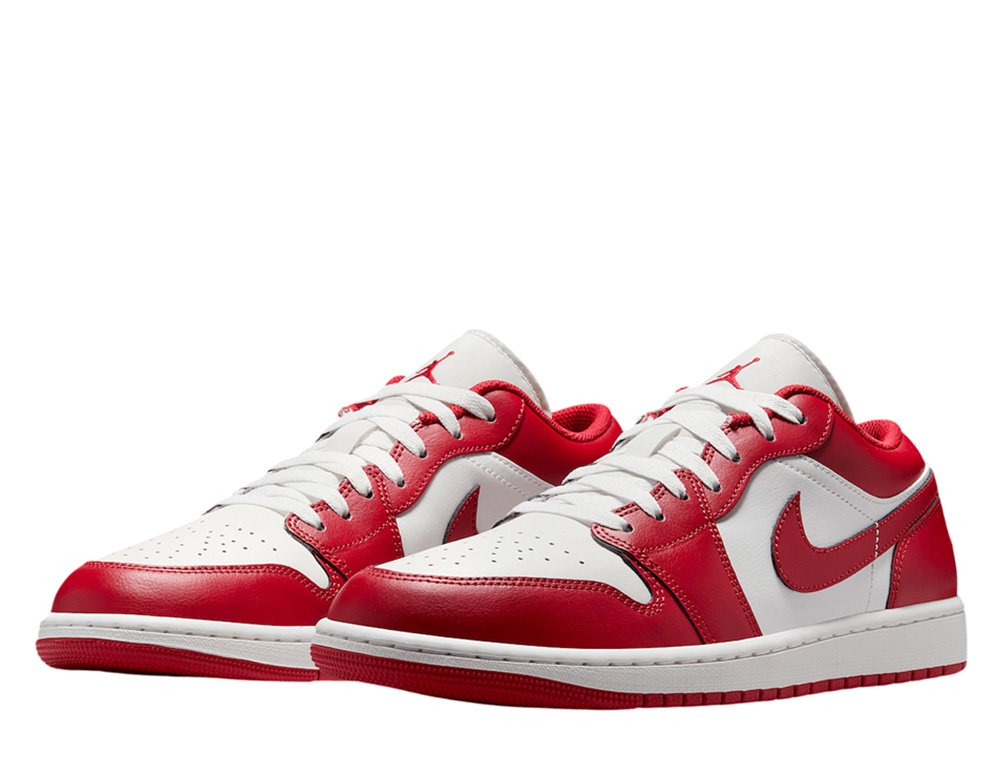 Jordan Air Jordan 1 Low 赤/白 Air Jordan 1 Low Red Shoes [553558-166] - skstore.eu
