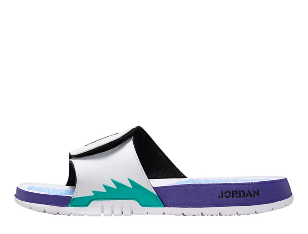 ★NIKE★大人気★JORDAN HYDRO 5 RETRO SLIDE★追跡可 Klapki Jordan Hydro 5 Retro Białe [555501-103] - skstore.eu
