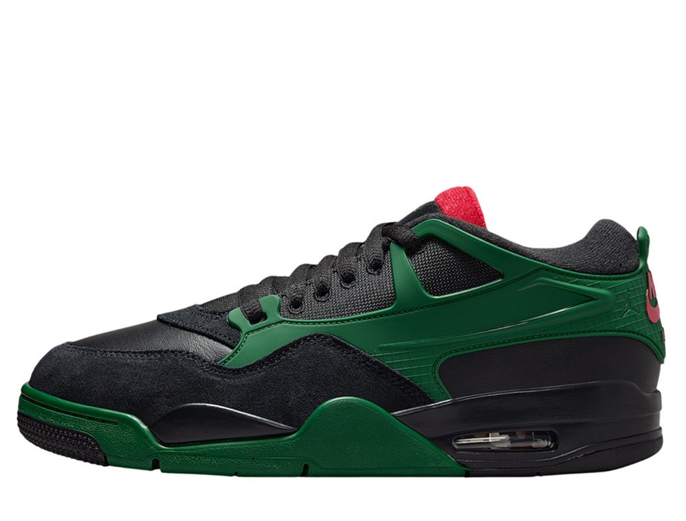 Air Jordan 4 RM Black/Gorge Green-University Red [FQ7939-003