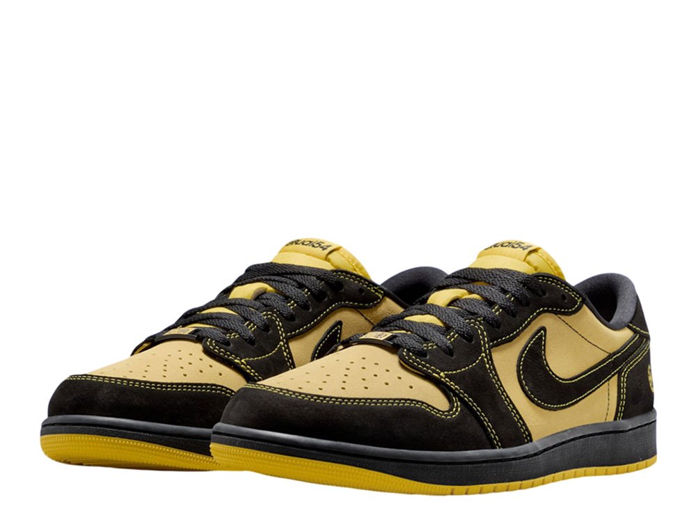 Air Jordan Low OG 'Quai 54' Black/Tour Yellow-Chile Red [IB8836