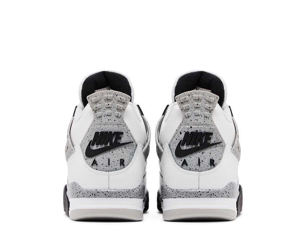 国内配送 NIKE AIR JORDAN 4 RETRO S.WHITE/F.RED-CEMENT GREY Nike Air Jordan 4 Red Cement Fire Red 44,5 Sneakersy