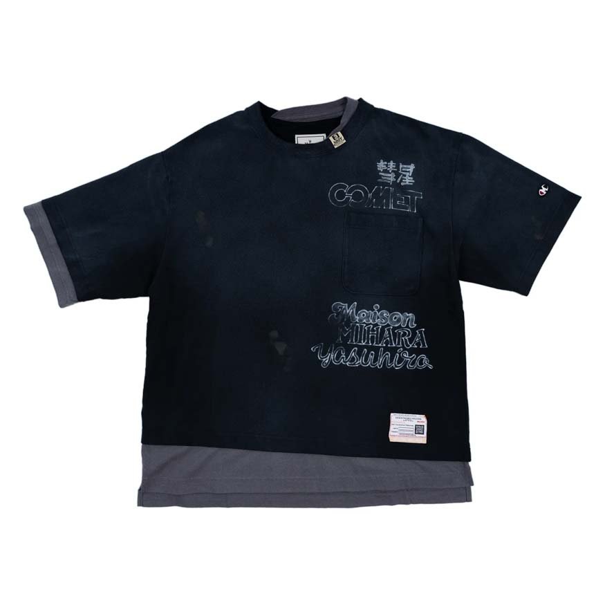 T-shirts Maison Mihara Yasuhiro Printed Layered T-Shirt