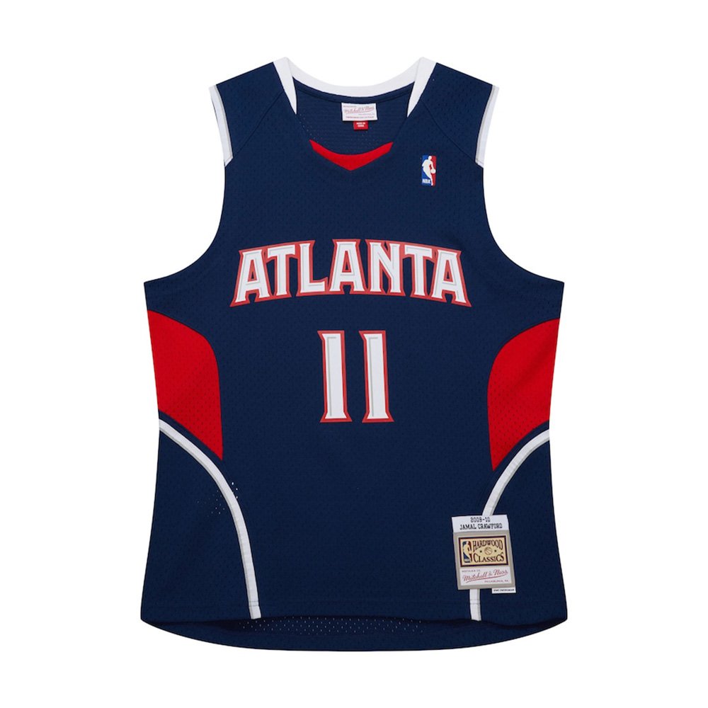 【PURPLE BRAND】X NBA X M&Nコラボ★Atlanta Hawks Tシャツ Men's Mitchell & Ness x Purple Brand Black/Red Atlanta Hawks