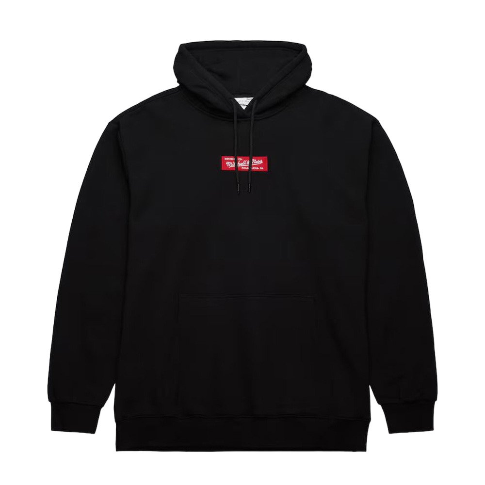 Mitchell&Ness Branded Box Logo Black Sweatshirt [FPHD7886 Mitchell&Ness Branded Box Logo Black Sweatshirt [FPHD7886