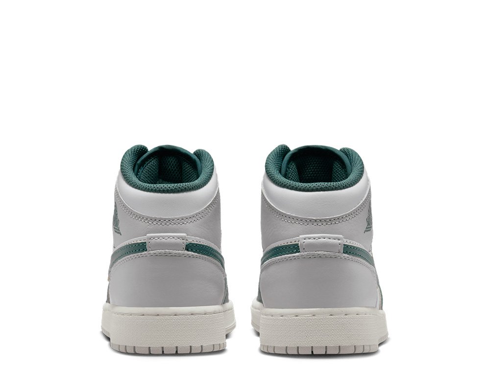 Air Jordan 1 Mid SE (GS) White/Sail/Neutral Gray/Oxidized