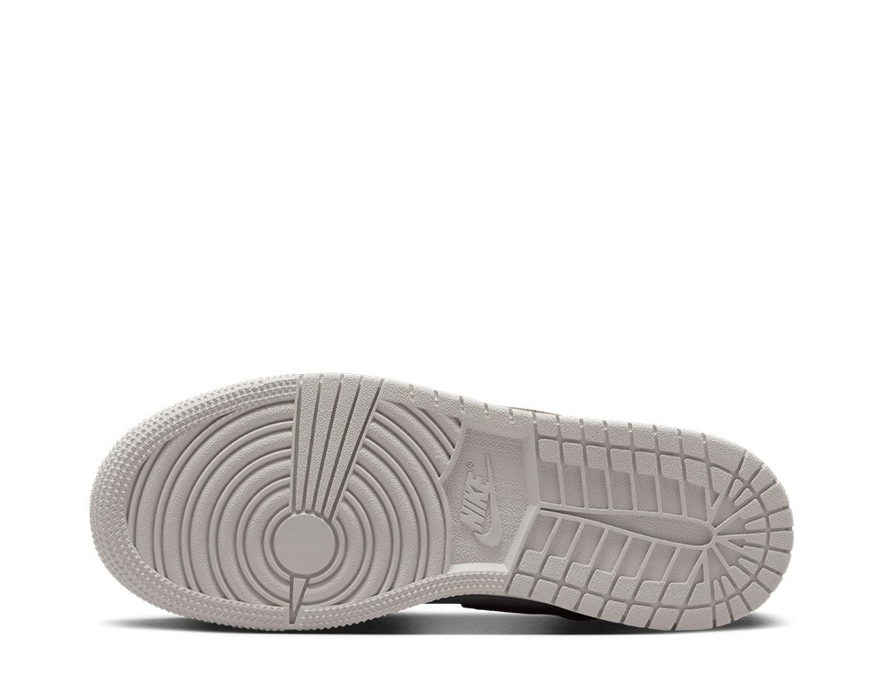 Air Jordan 1 Mid SE (GS) White/Sail/Neutral Gray/Oxidized
