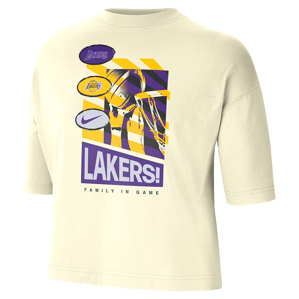 Los Angeles Lakers Courtside Nike NBA T-shirt Yellow [HF0982
