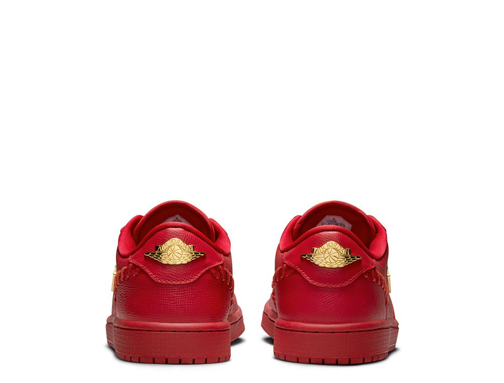 Air Jordan 1 Low Method of Make Gym Red/Metallic Gold shoes