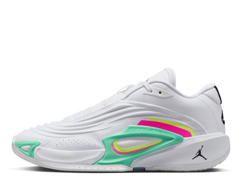 Buty Jordan Luka 3 'Photo Finish' White/Volt Glow/Green Glow