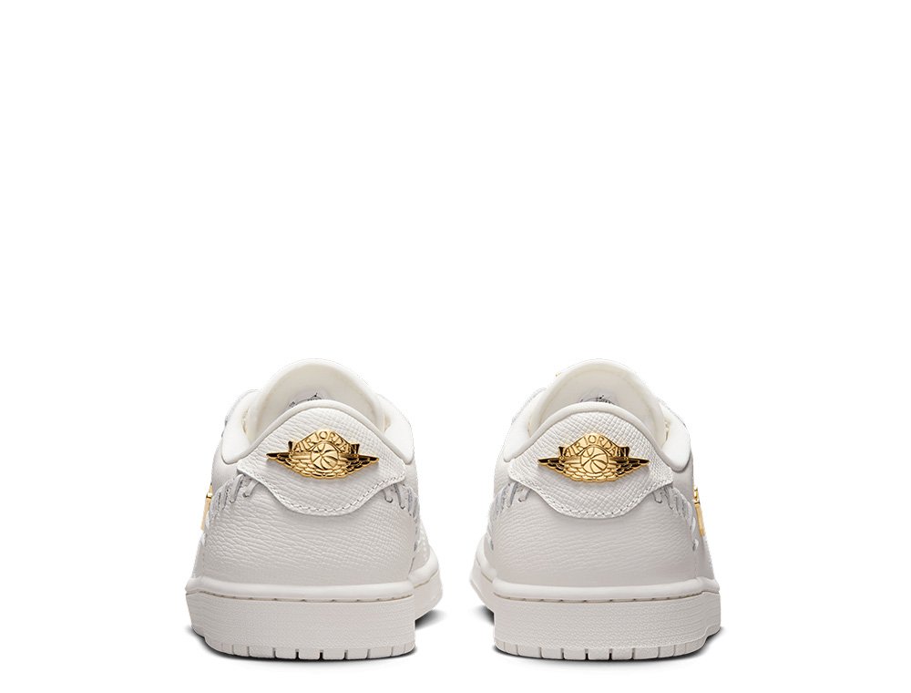 Air Jordan Low Method of Make Sail/Metallic Gold-Sail shoes