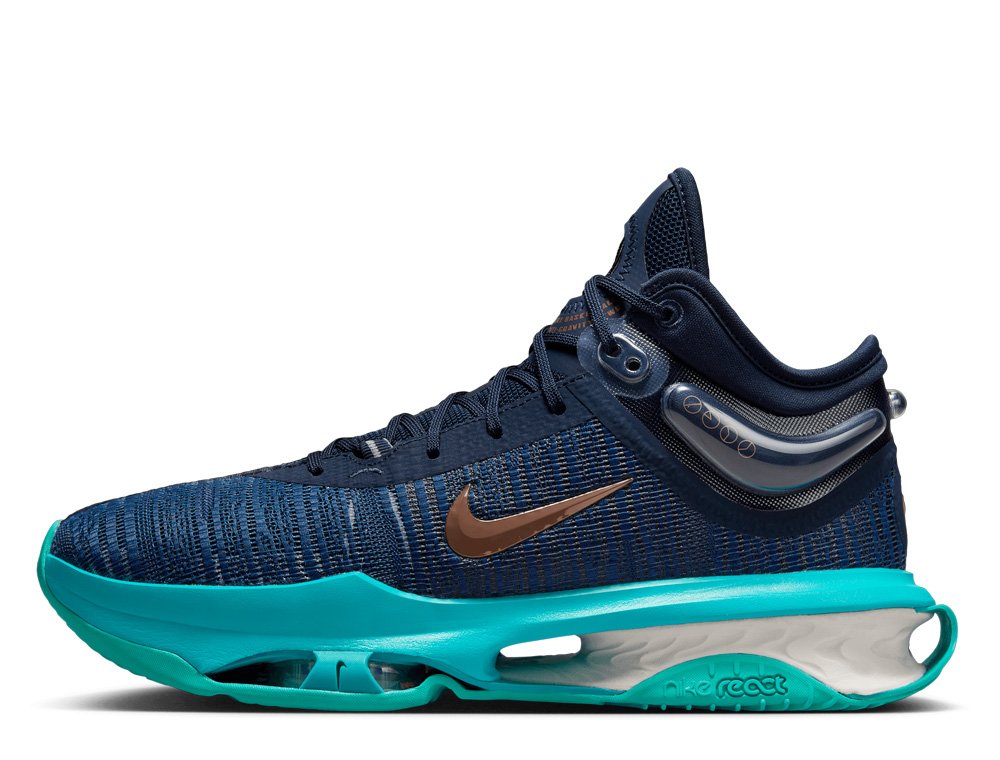 Nike Air Zoom GT Jump 2 Obsidian/Metallic Red Bronze-Dusty
