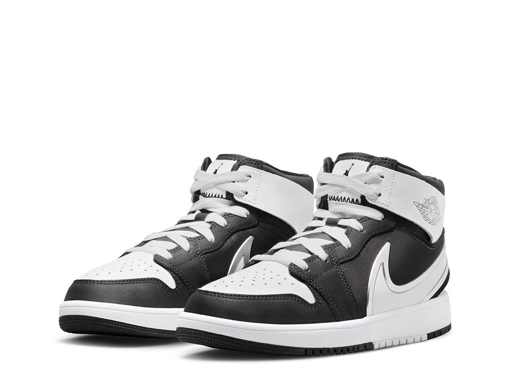 靴 AIR JORDAN 1 MID (GS) WHITE/BLACK-WHITE- The Air Jordan 1 Mid White Black Releases December 2023
