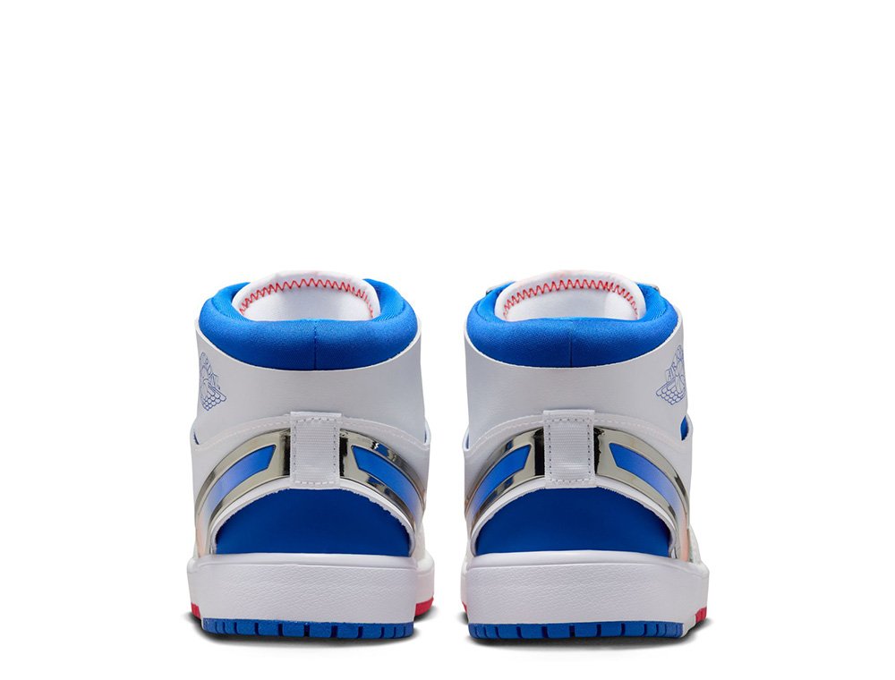 Buty Jordan 1 Mid RM EasyOn (GS) White/Racer Blue/Siren Red