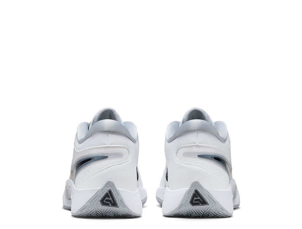 Nike Giannis Freak 6 White/Black-Wolf Gray shoes [FJ7792-102