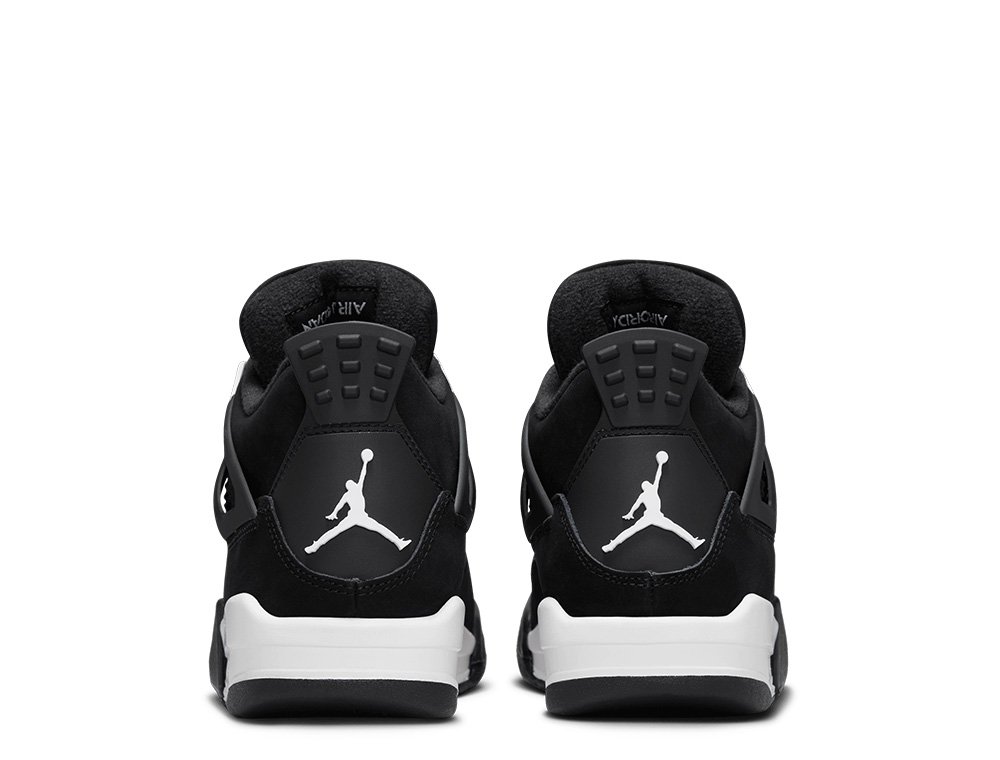 Buty Air Jordan 4 Retro 'White Thunder' (GS) Black/White
