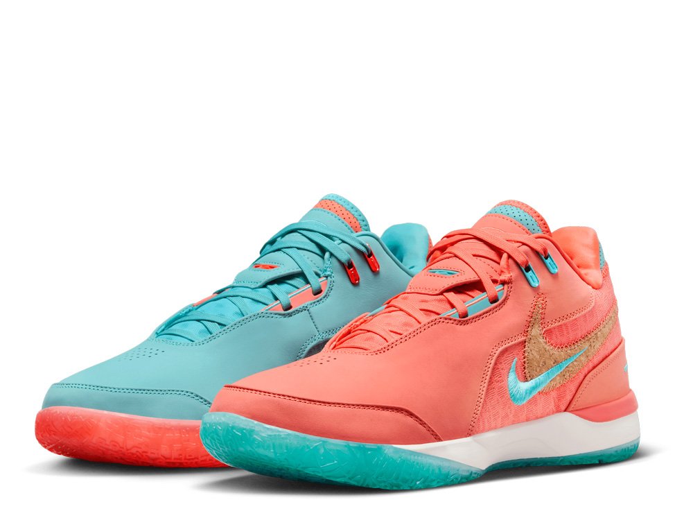 Buty LeBron NXXT Gen AMPD Mineral Blue/LT Wild Mango [FJ1566