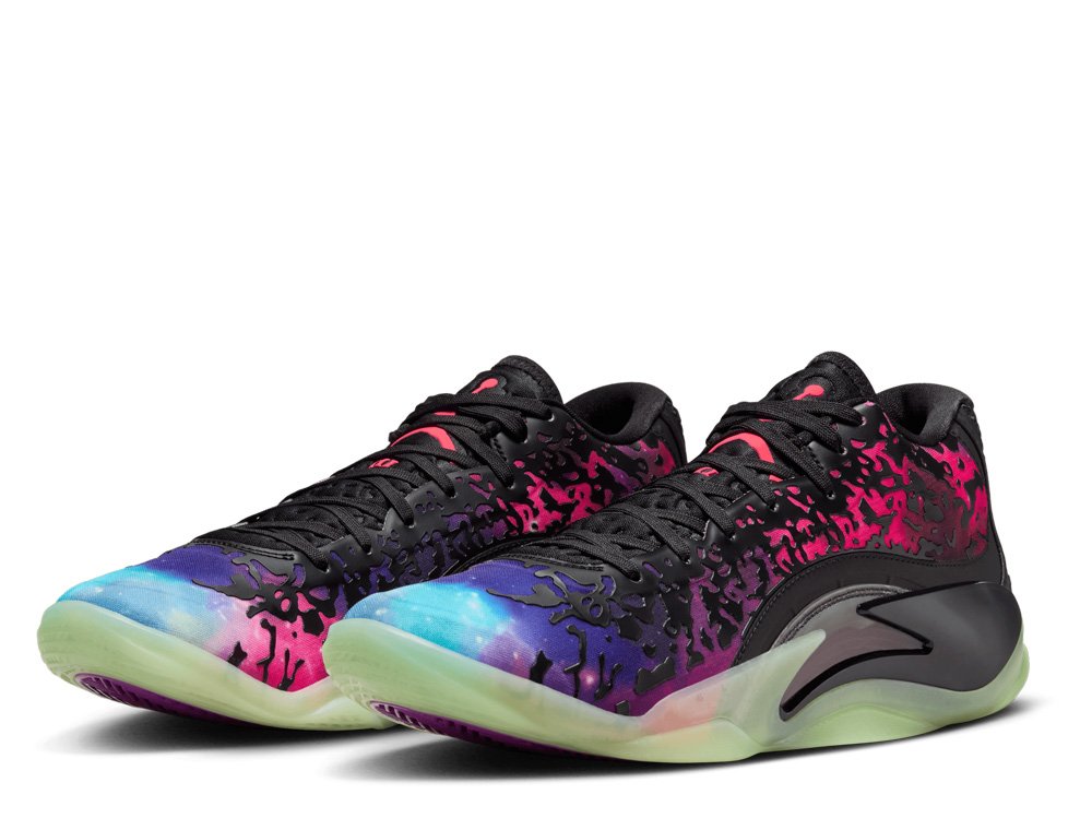 Buty Jordan Zion 3 'Fresh Paint' Black/Solar Red-Vivid