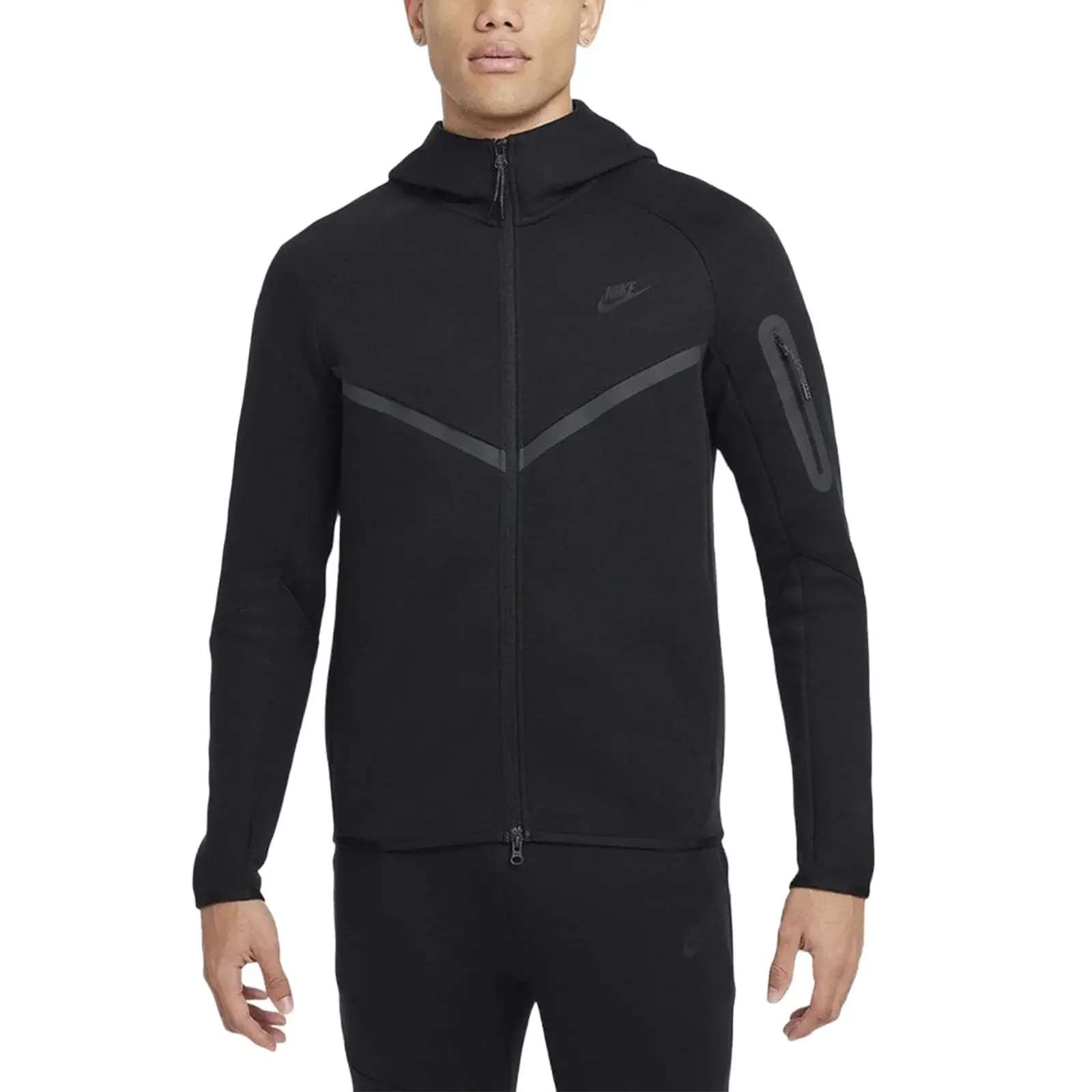 ウォーキング・ランニングウェア Nike tech fleece black S size Nike Sportswear Tech Fleece Windrunner Men's Full-Zip Hoodie