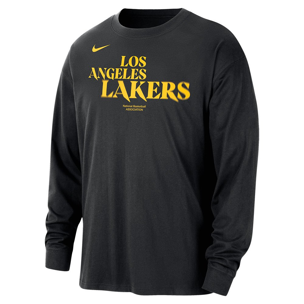 Nike NBA Los Angeles Lakers Courtside T-Shirt Black [HJ2713