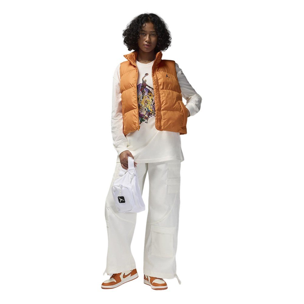 トップス kolor 23FW Inside-out vest Women Fall Vests Zip Up Vest Jacket Lightweight Stand Collar
