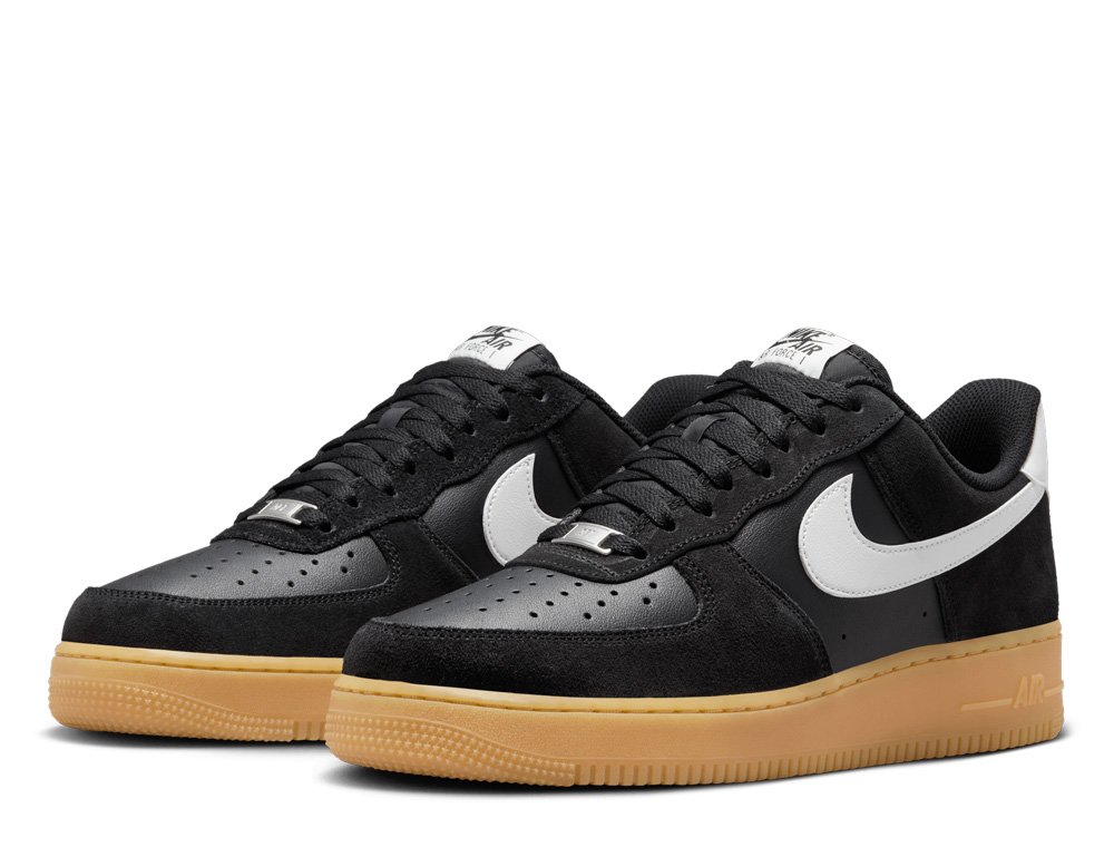 Nike Air Force 1 '07 LV8 Black/Summit White-Gum Light Brown