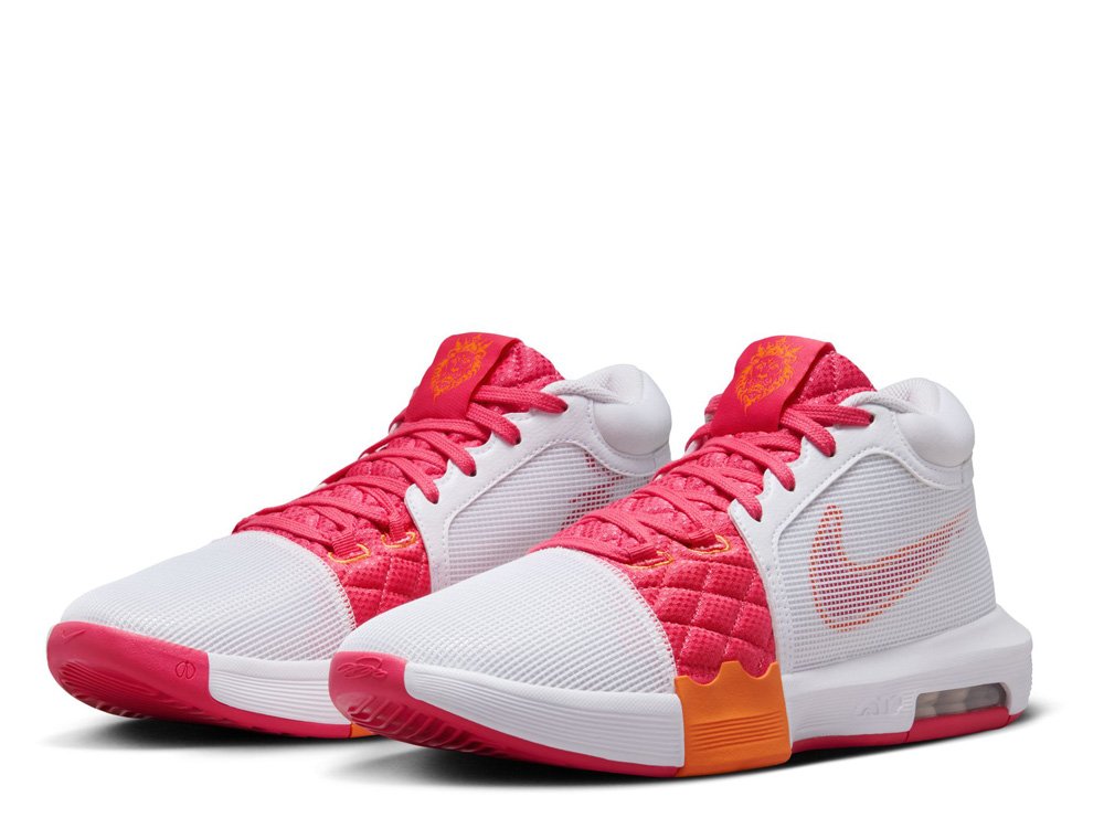 ◆正規品◆NIKE LEBRON WITNESS 8 EP WHITE◆関税/送料込◆人気 Nike LeBron Witness 8 EP Basketball Shoes 'White/Grey