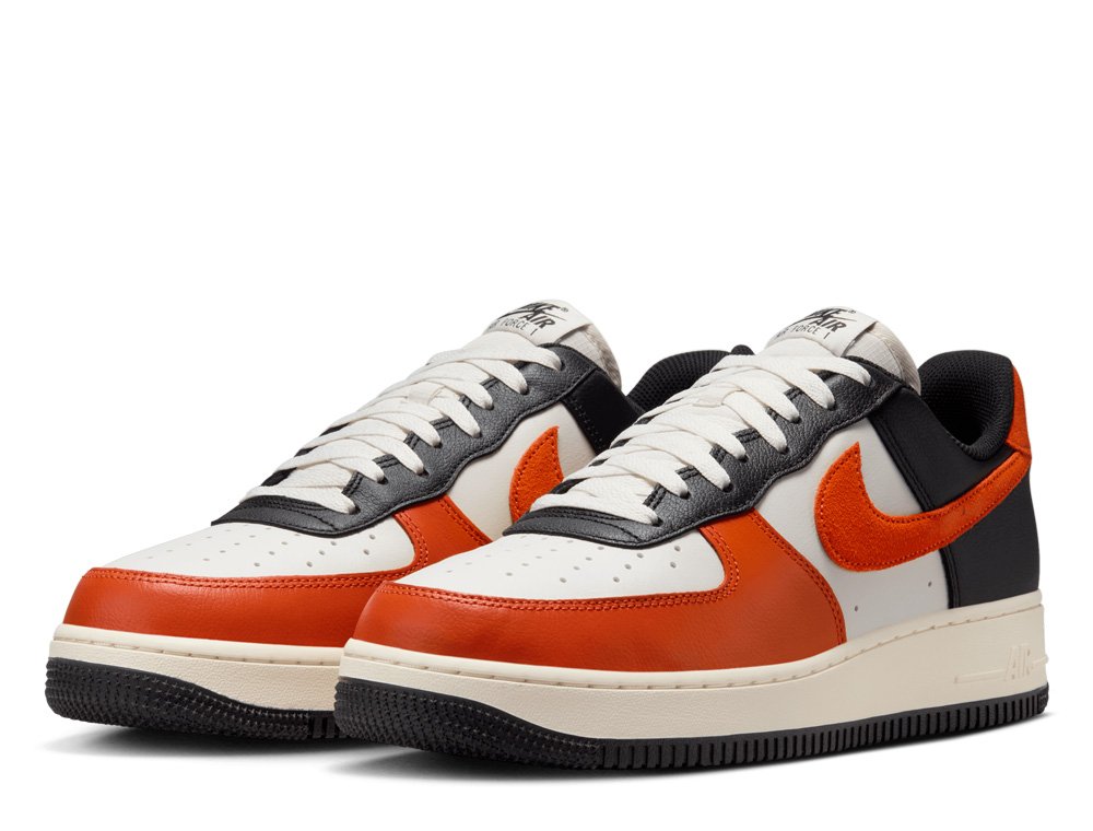 国内配送 NIKE AIR FORCE 1 '07 LV8 BLACK/VINTAGE CORAL Nike Air Force 1 Low '07 LV8 Black Vintage Coral Phantom