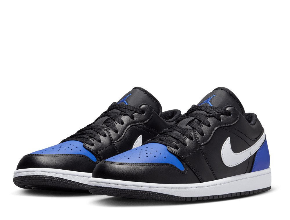 【NIKE】AIR JORDAN 1 LOW BLACK Buty Nike Air Jordan 1 Low Czarne Białe R.38.5 - AIR Jordan