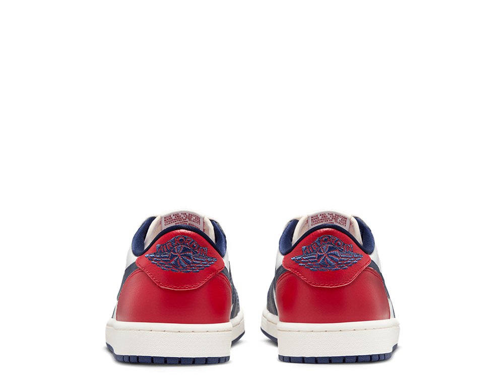 スニーカー Nike Air Jordan 1 Retro Low Gym Red and Midnight Navy Men's 10/12・10/26発売｜Nike Air Jordan 1 Retro Low OG 