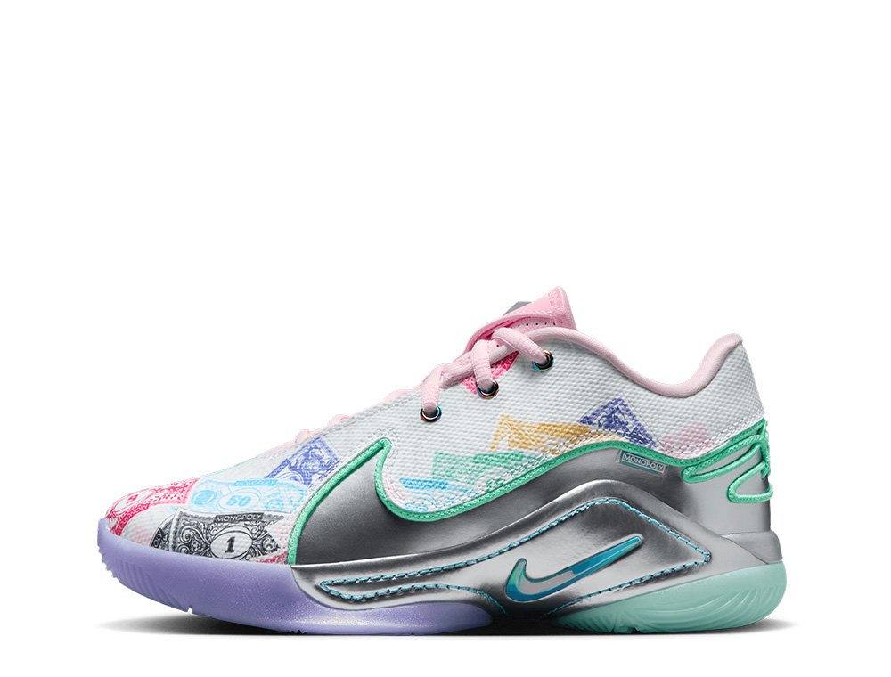 Nike LeBron XXII 'Currency' (GS) White/Baltic Blue-Green